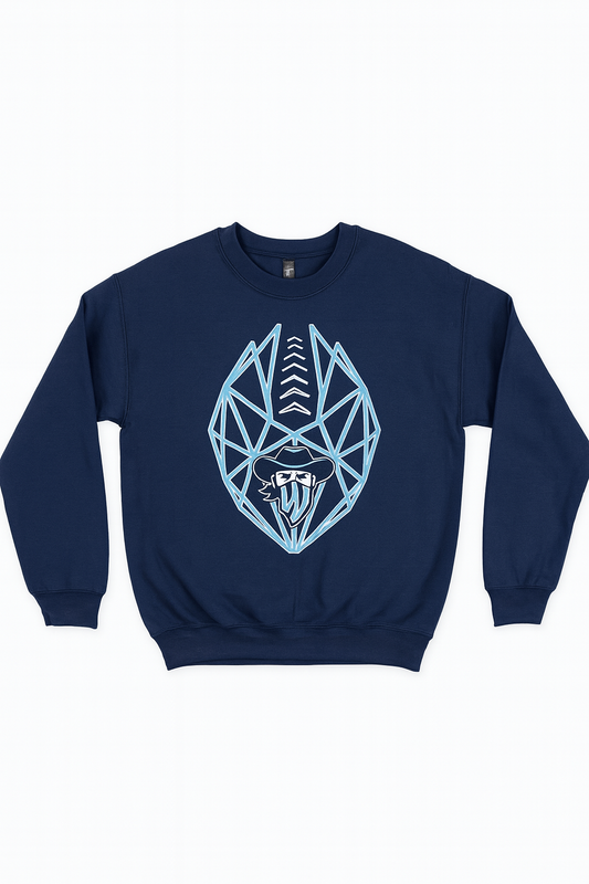 Geometric Wranglers Football Crewneck Adults and Youth