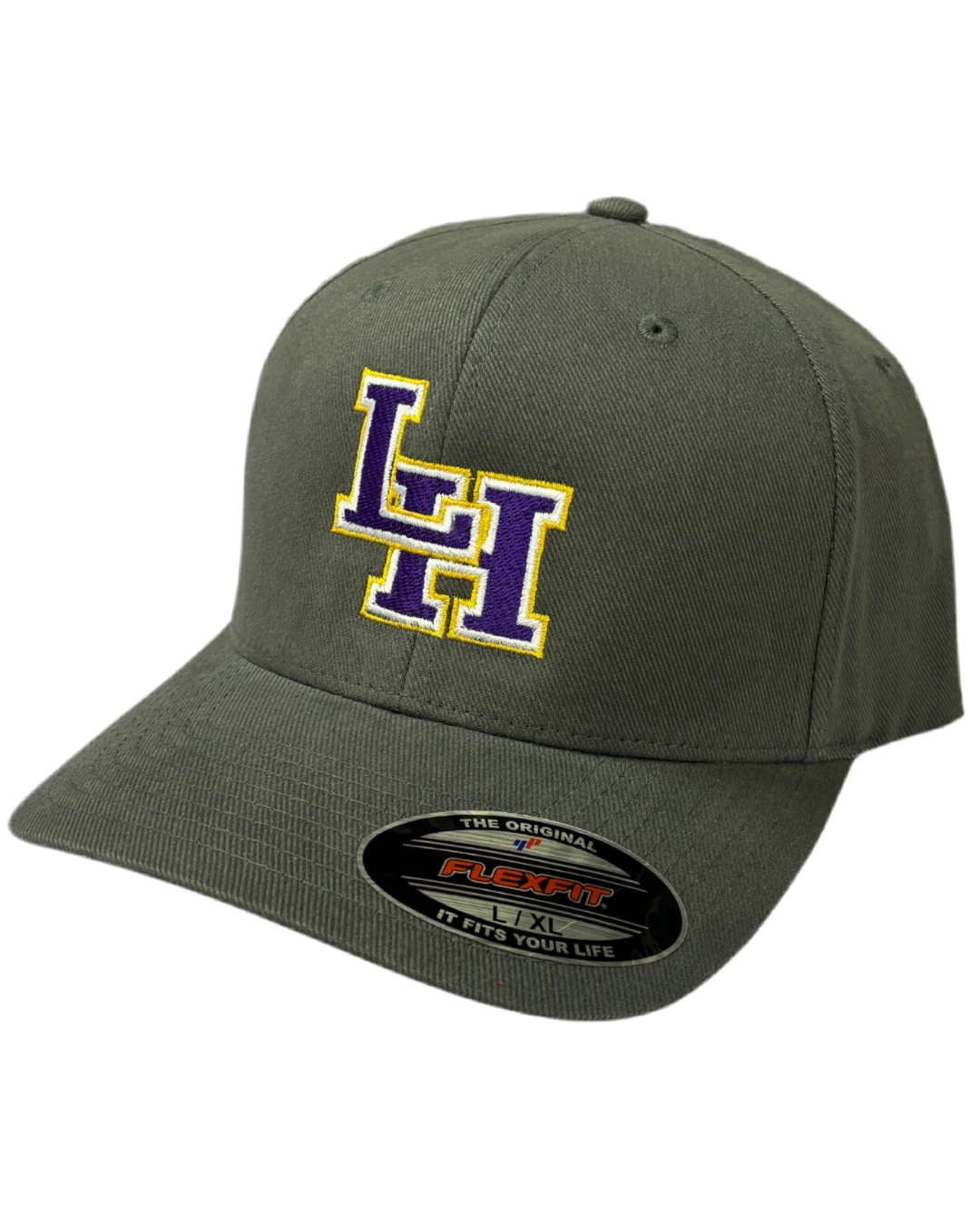 LH Gray Flexfit Hat L/XL