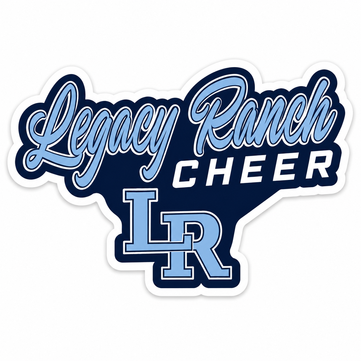 LR Cheer Sticker