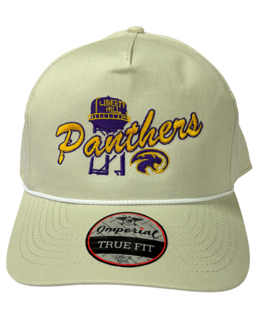 Imperial  Panthers Mural Khaki Rope  Snapback Hat