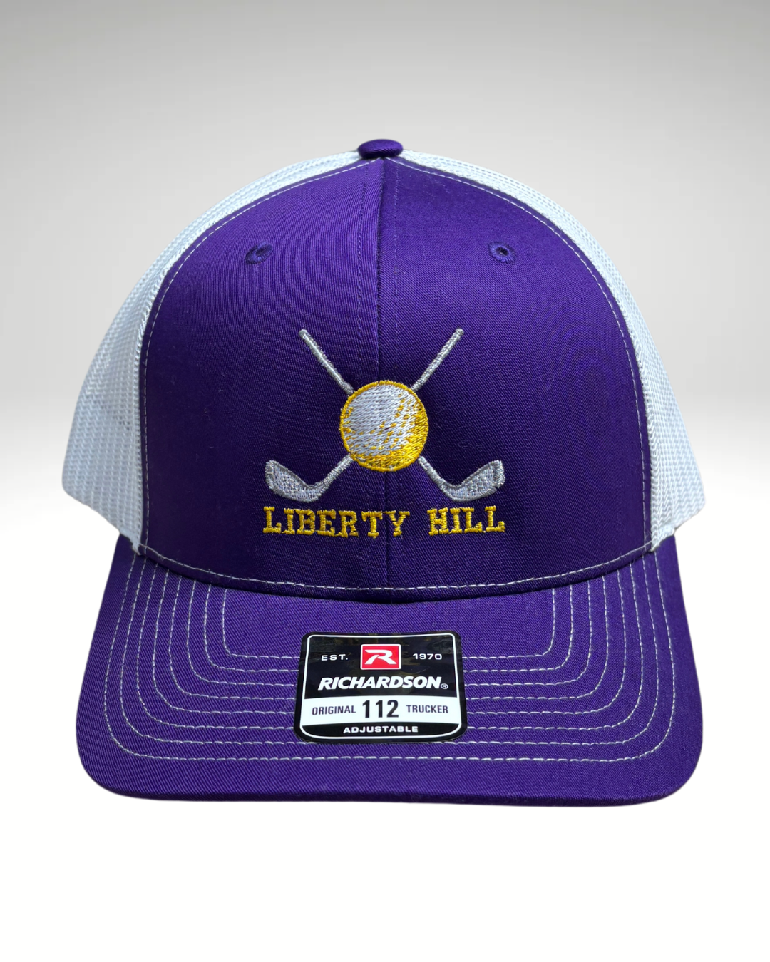 Richardson Liberty Hill Golf Purple & White Snapback Hat