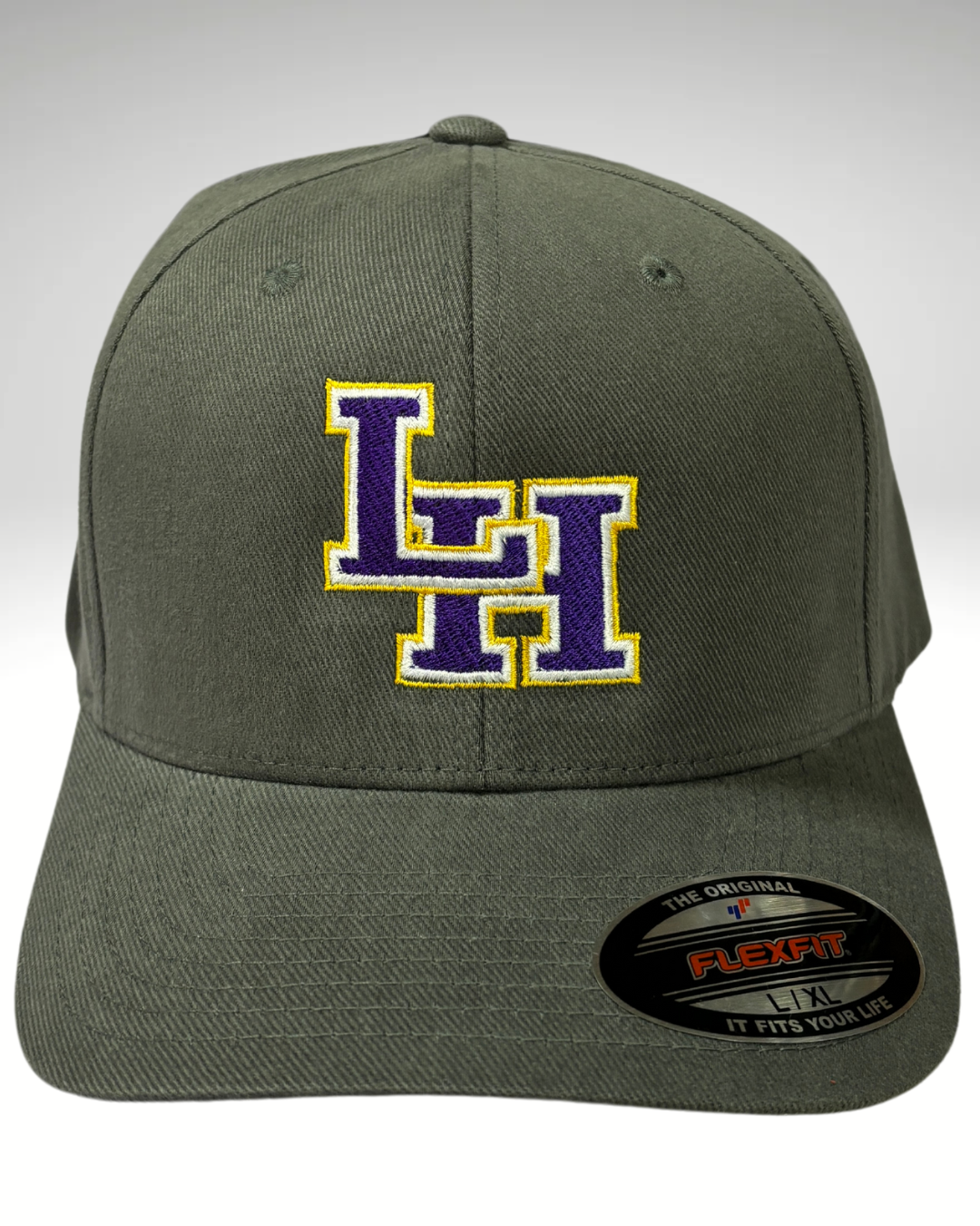 LH Gray Flexfit Hat L/XL
