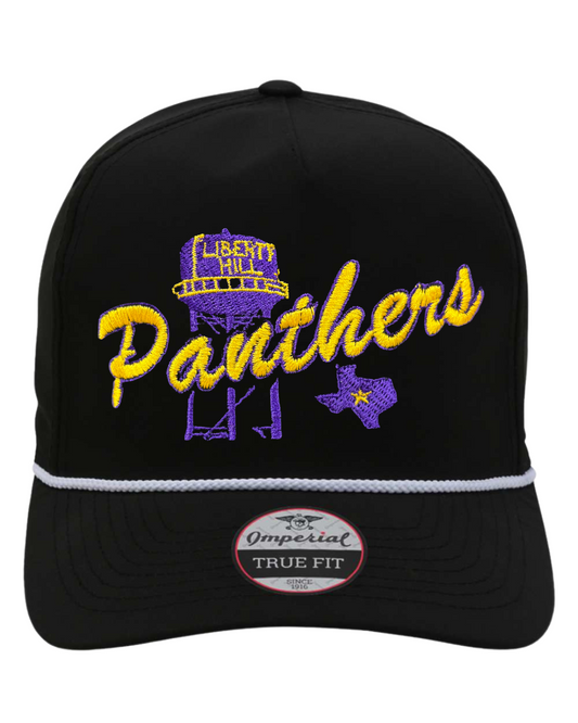 Imperial Panthers Mural Black Rope Snapback Hat