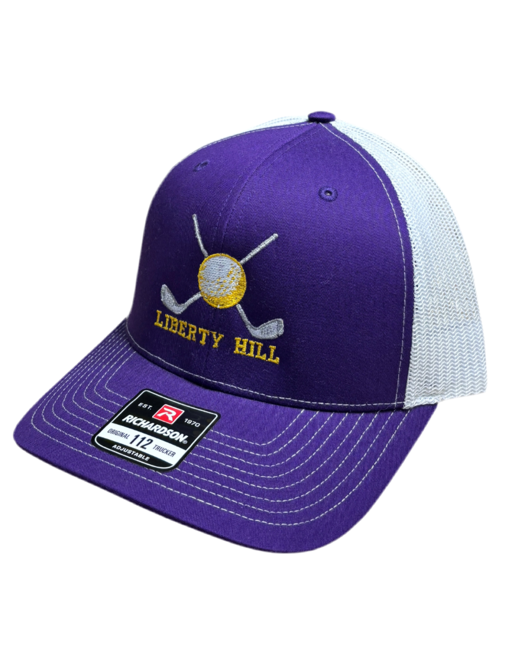 Richardson Liberty Hill Golf Purple & White Snapback Hat