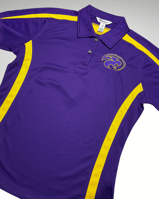 LADIES CATHEAD POLO/PURPLE