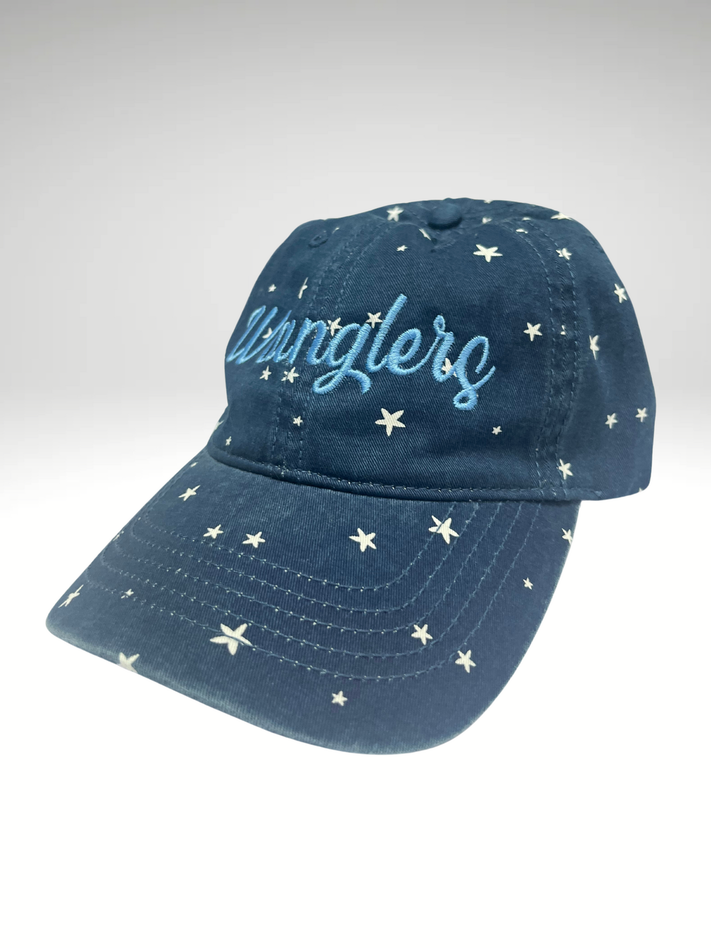 WRANGLERS HAT/BLUE W/WHITE STARS