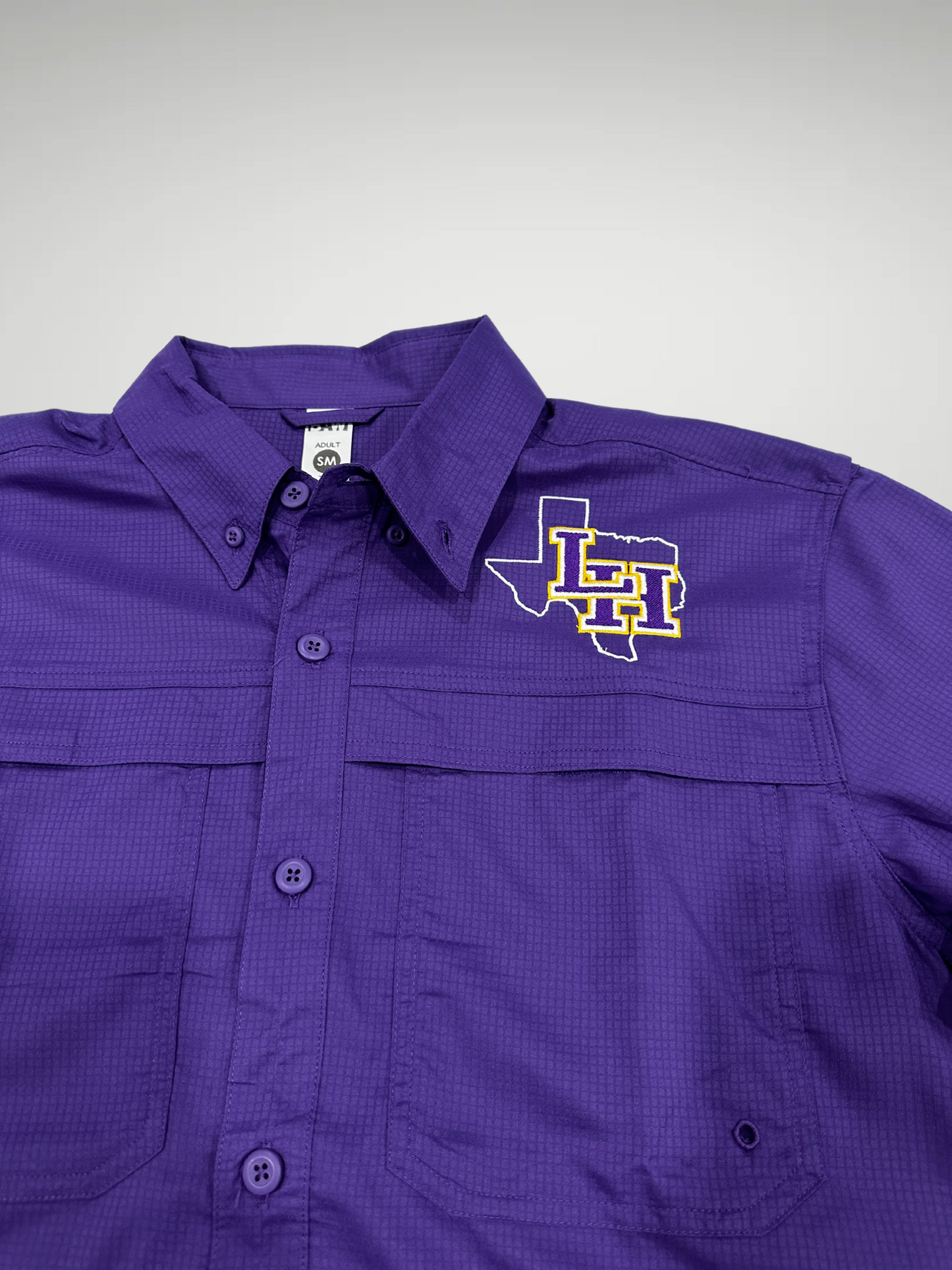 Fishing Shirt Purple Texas LH