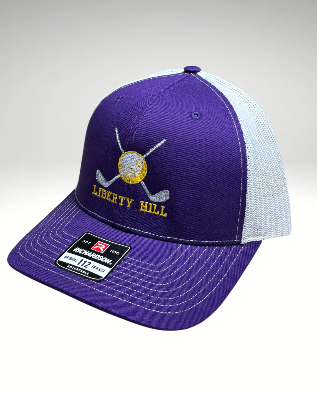 Richardson Liberty Hill Golf Purple & White Snapback Hat