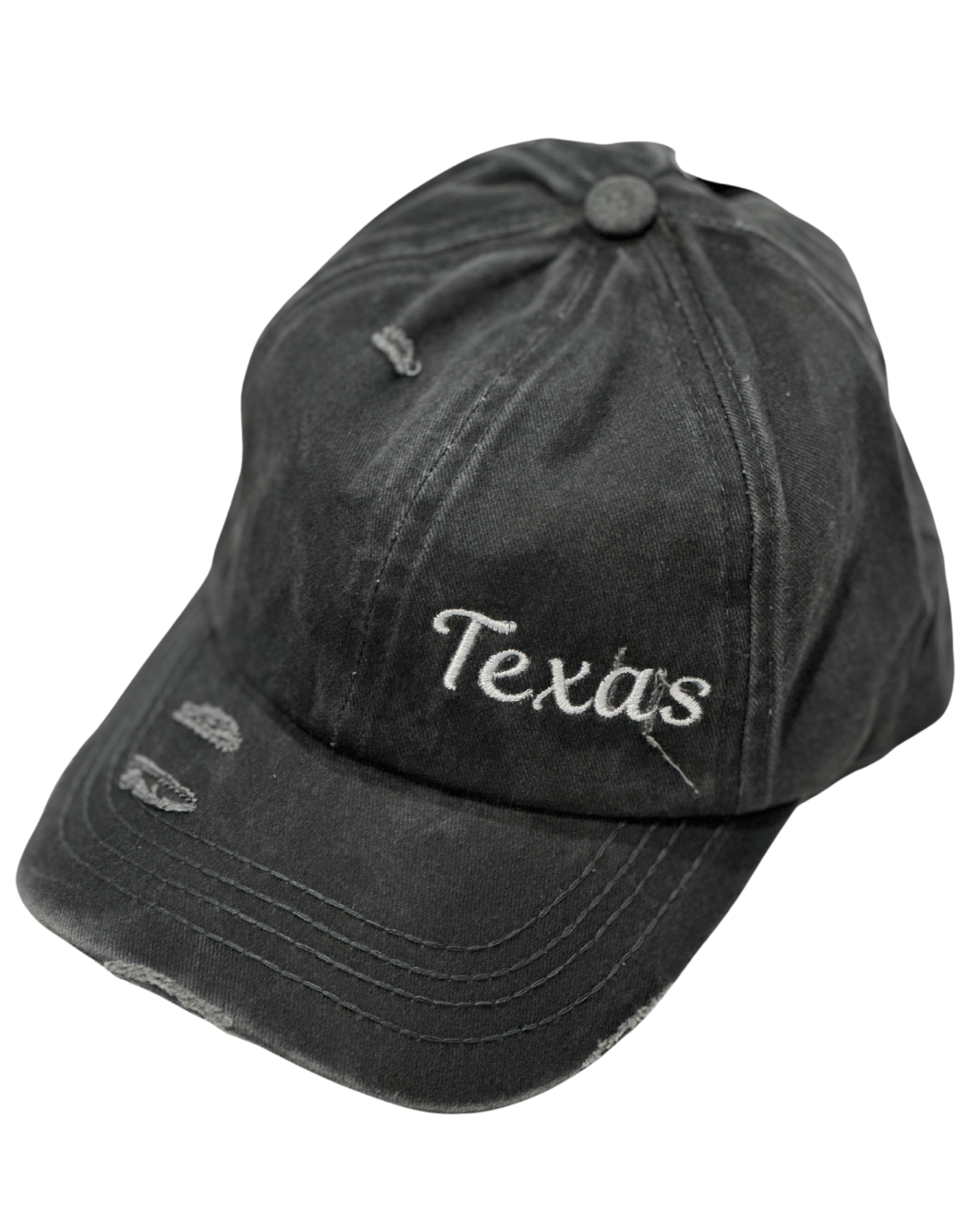 Texas Criss Cross Ponytail Hat