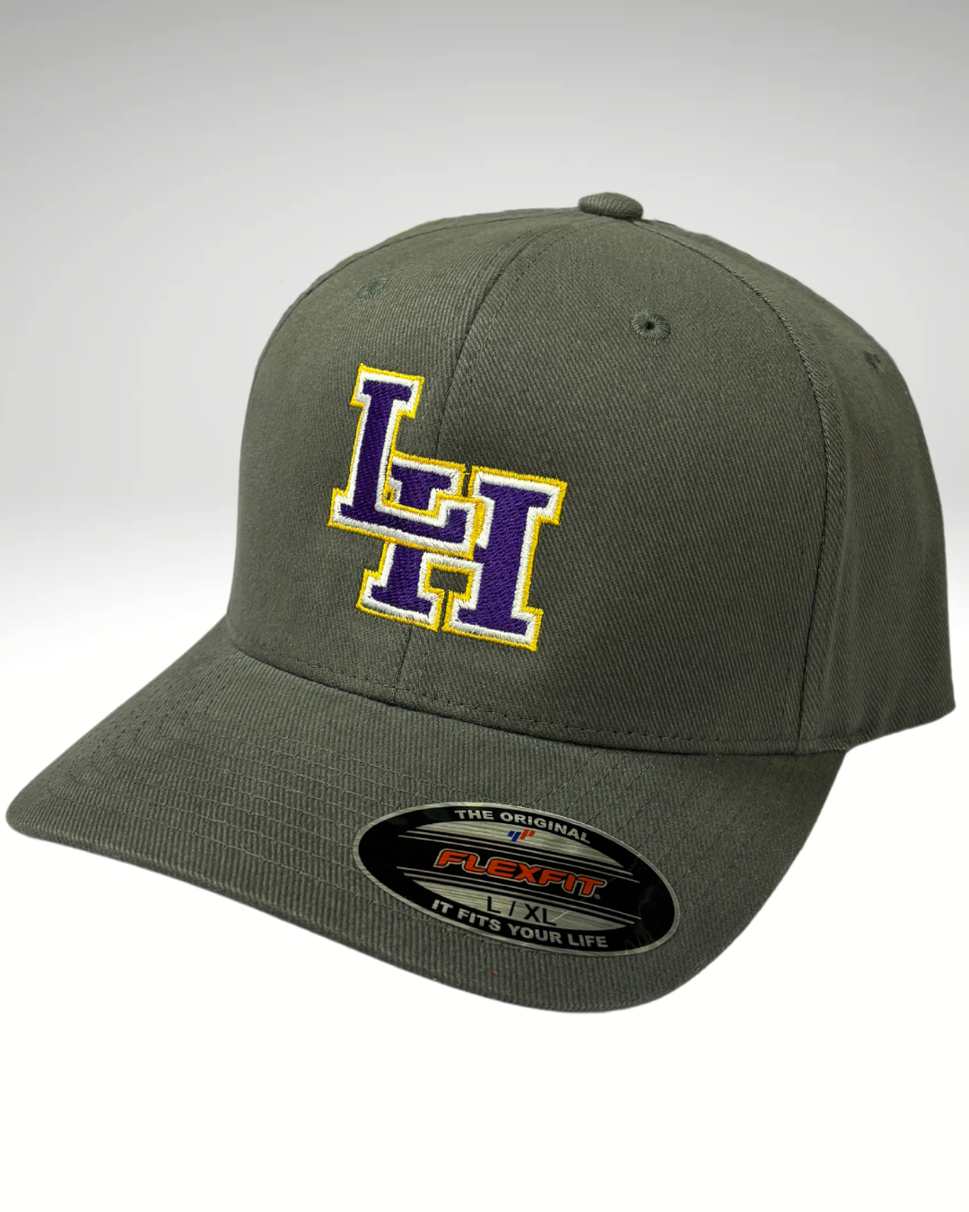LH Gray Flexfit Hat L/XL