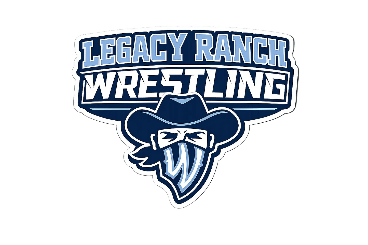 LR Wrestling Sticker