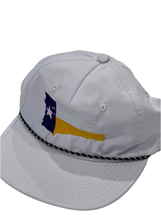 Outdoor Cap Panther Flag Rope White Hat