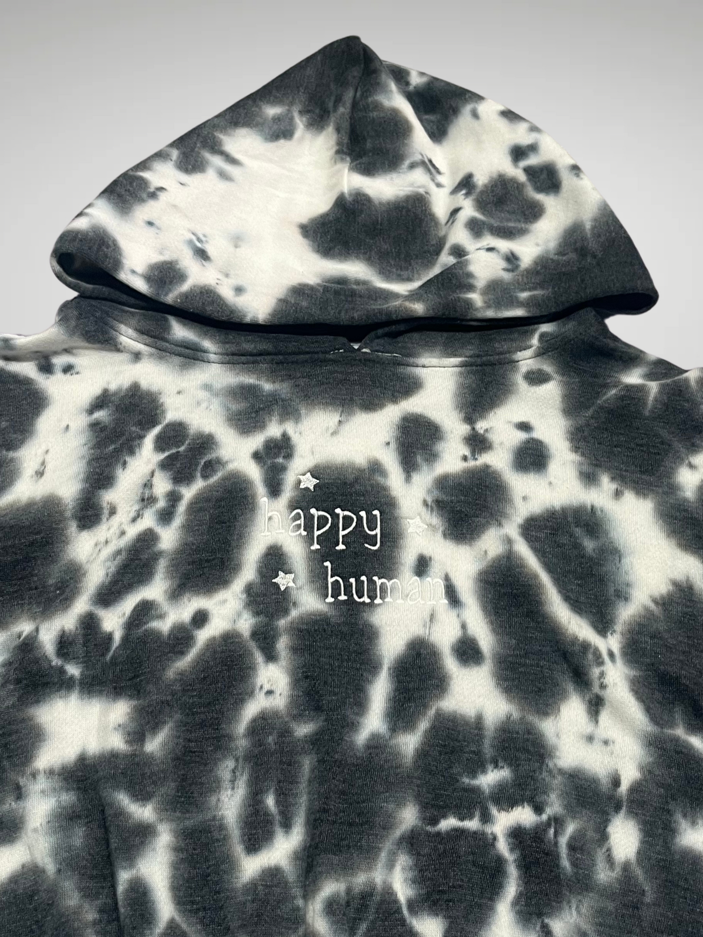 Cropped Happy Human Hoodie