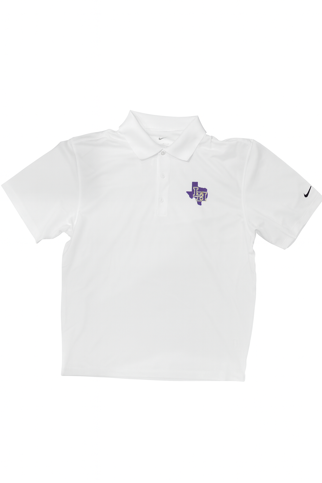 White Nike Polo Texas with LH