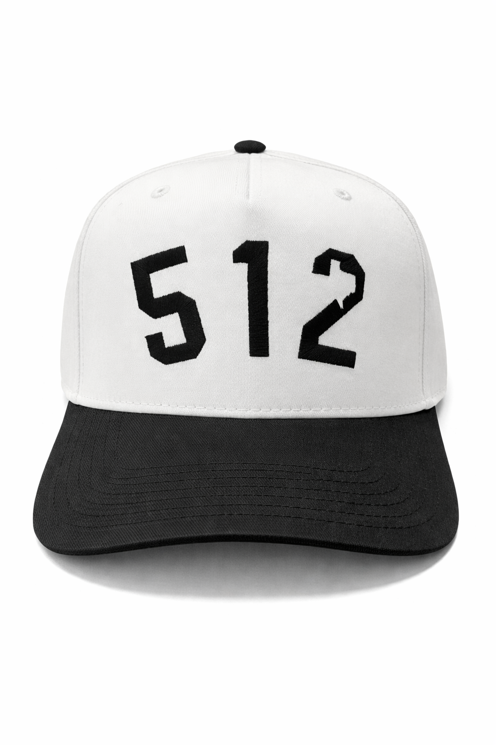 OTTO 512 Black/White SnapBack Hat