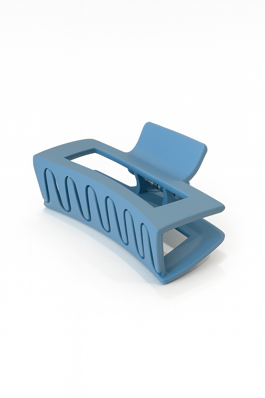 Rectangle Blue Hair Clip