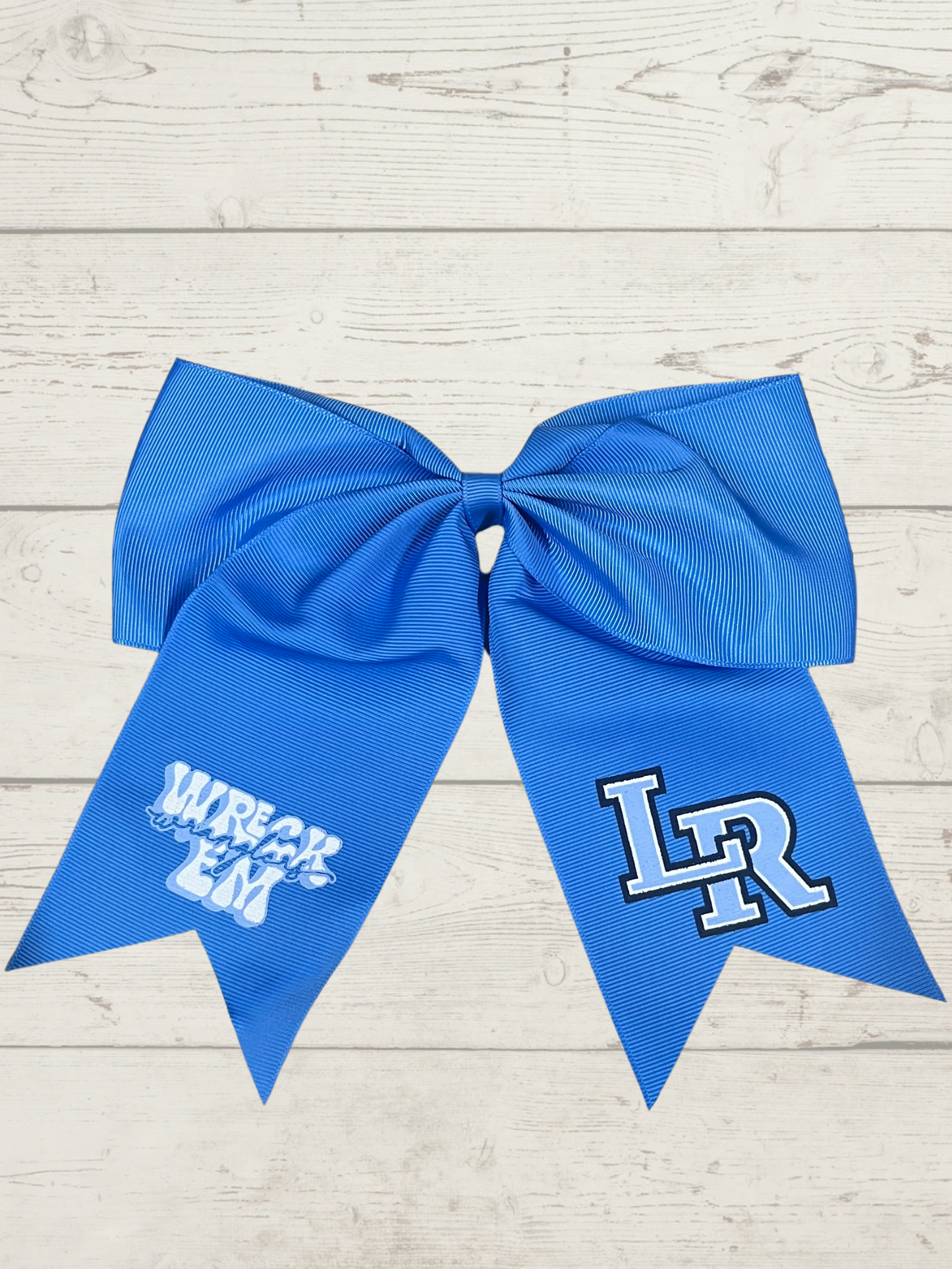 Cheer Bow Blue LR
