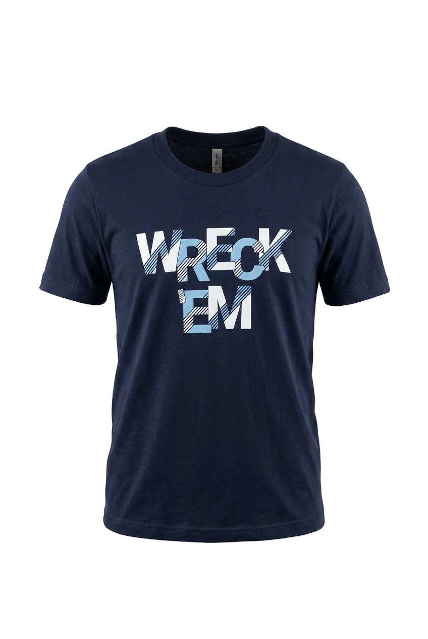 Wreck’Em Striped T-Shirt