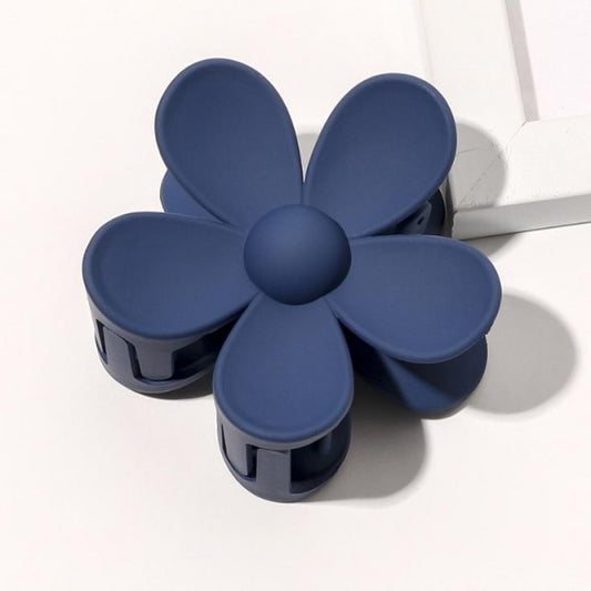 Matte Flower Claw Hair Clip