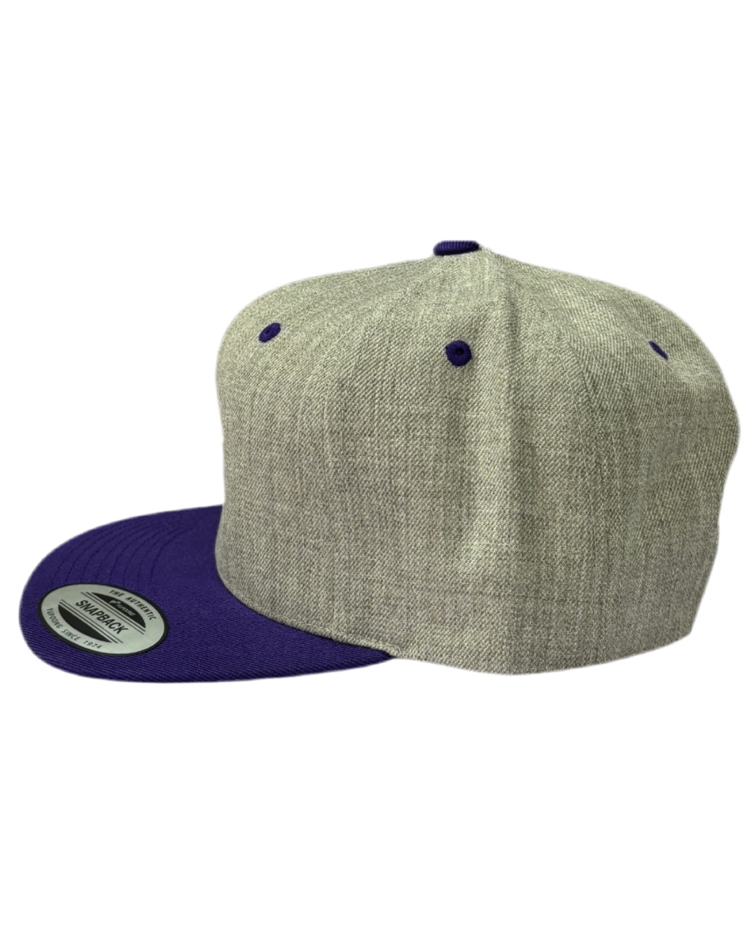 LH Purple & Gray Snapback Hat