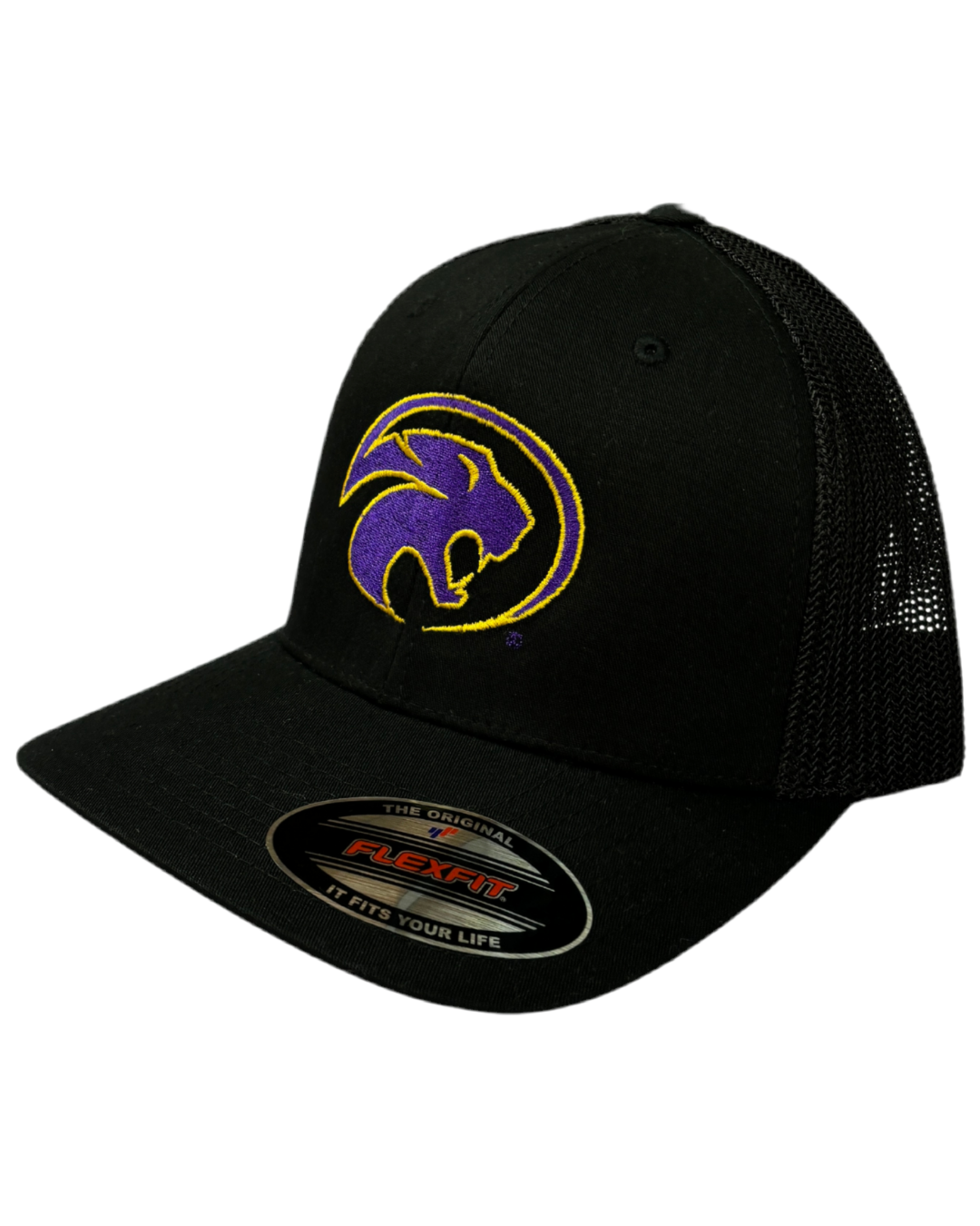 Flexfit Panther Head Black Hat