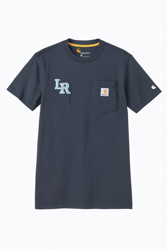 Navy LR Cartharttpocket T-Shirt