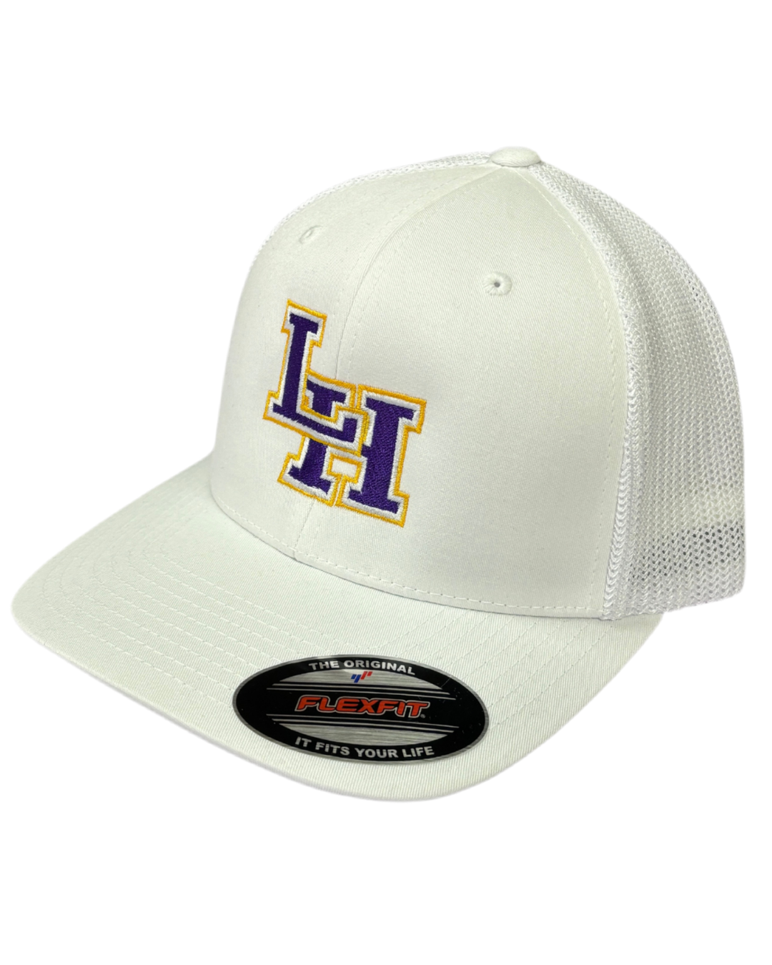 LH White Flexfit Hat