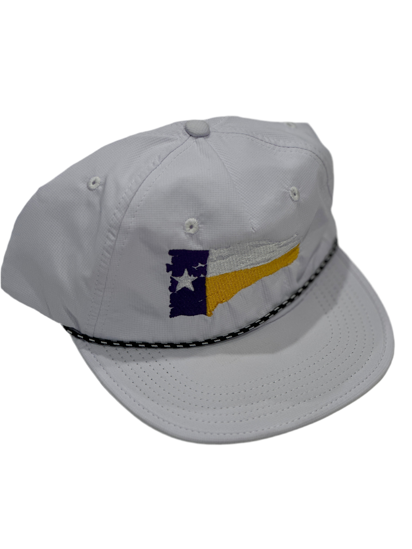 Outdoor Cap Panther Flag Rope White Hat