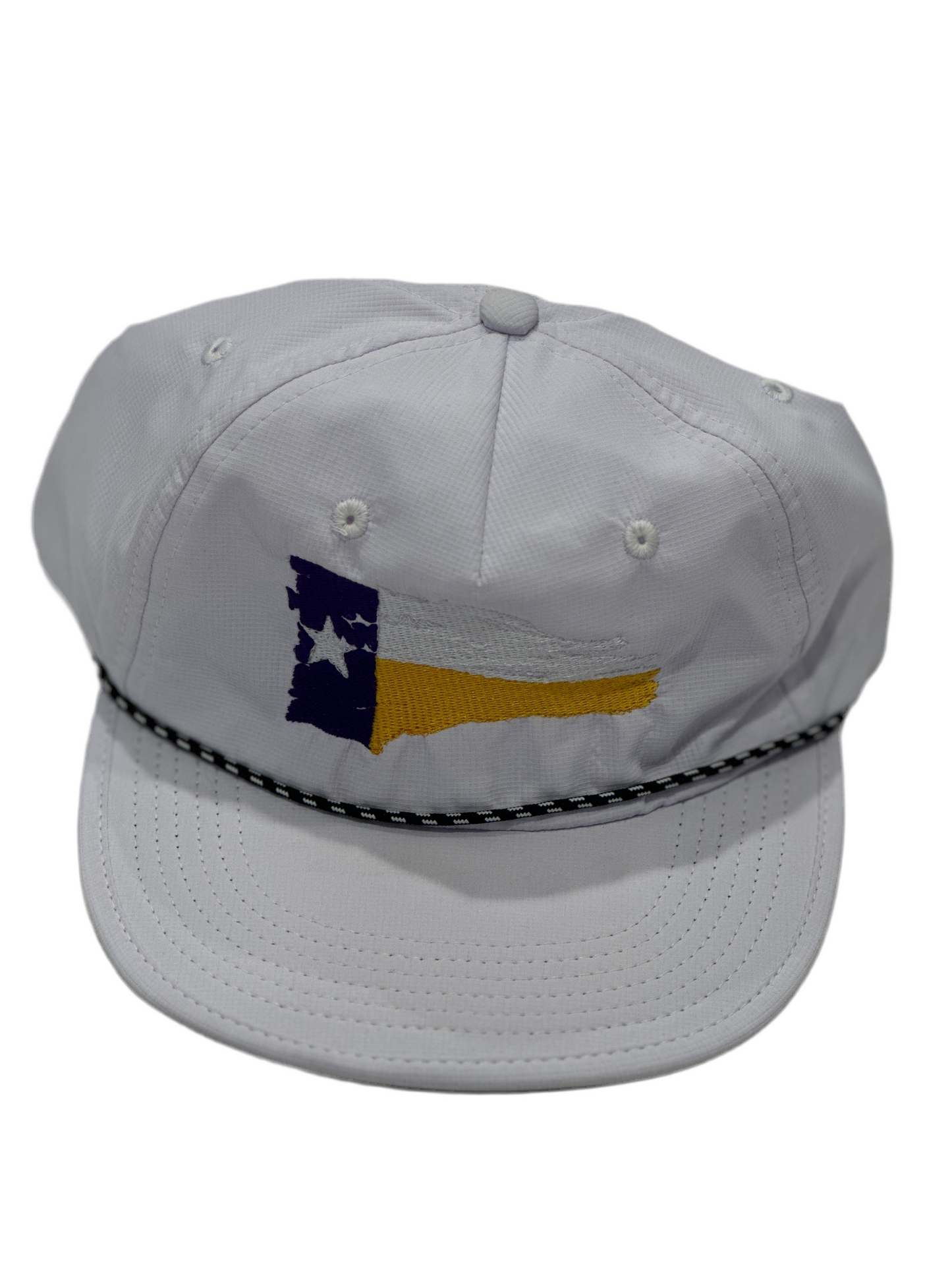 Outdoor Cap Panther Flag Rope White Hat