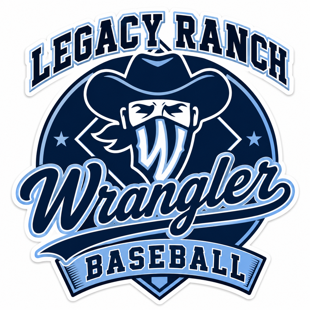 LR Baseball Sticker