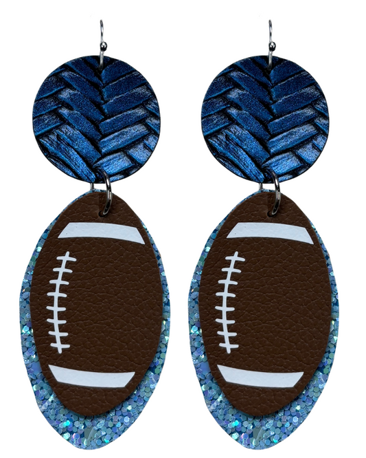 Football Drop Earrings