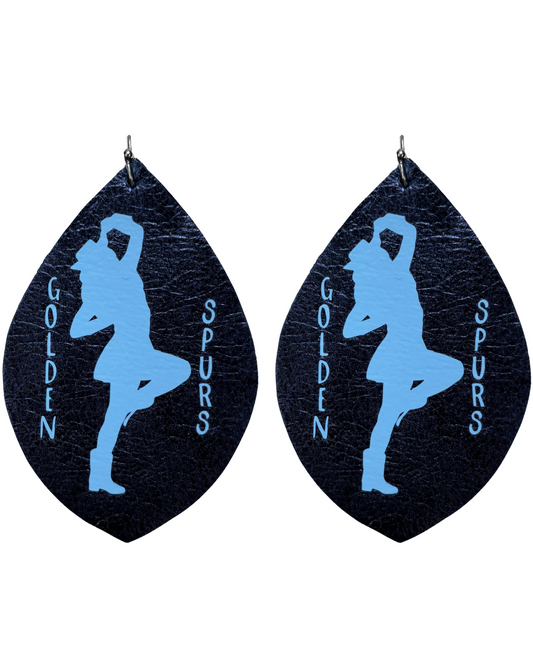 Golden Spurs Drop Earrings