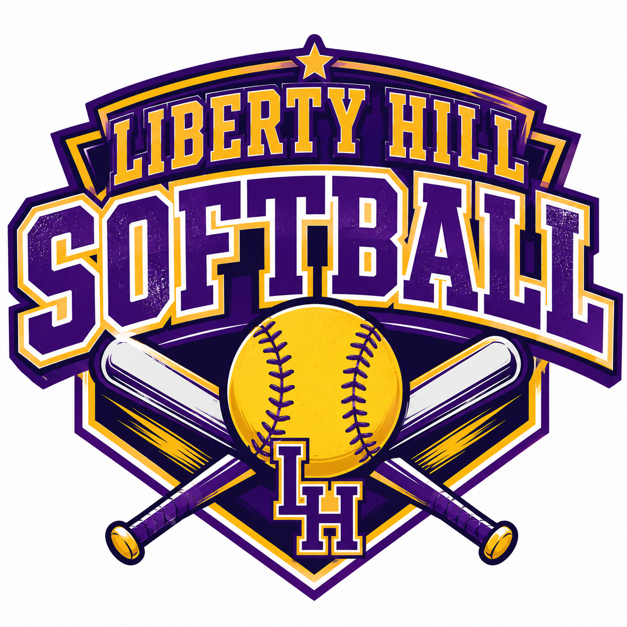 Liberty Hill Softball Sticker