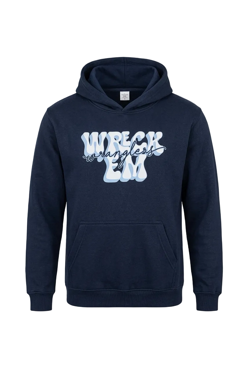 Wreck'Em Wranglers Hoodie Youth