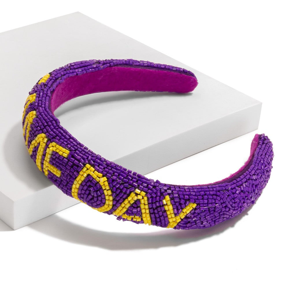 Seed Bead Cushion Headband P/Y