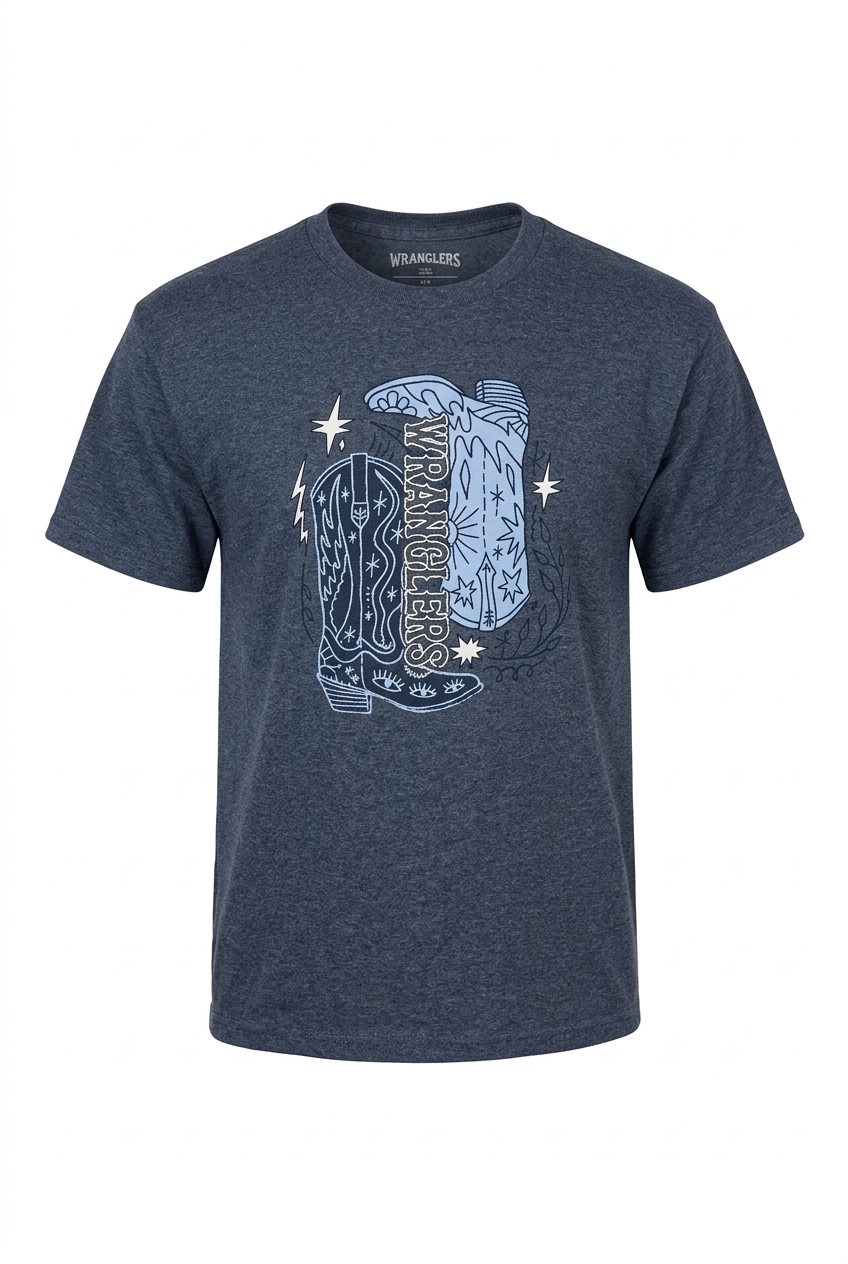 Wrangler Game Day Boots T-Shirt Youth