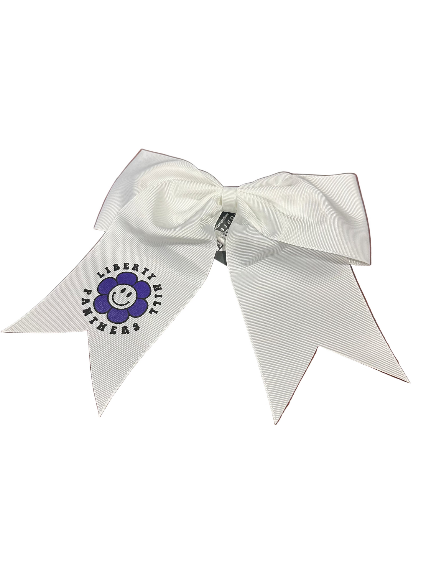 Cheer Bow Liberty Hill Panthers White