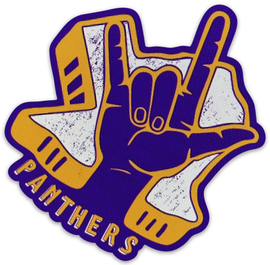 Texas Panther Hand Sticker