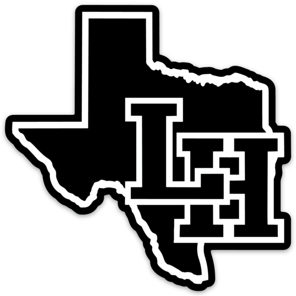 Texas with LH Black Sticker