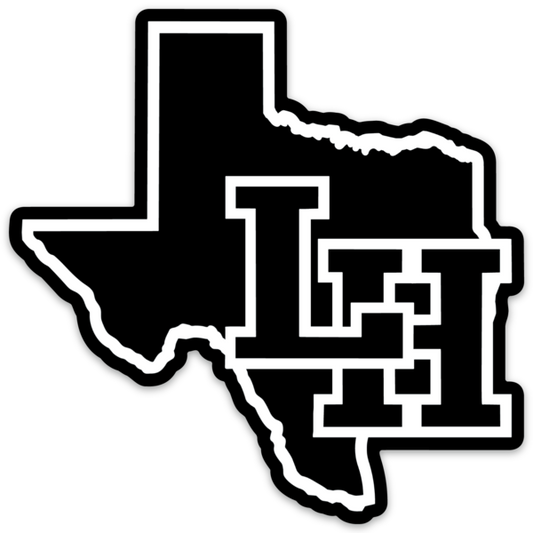 Texas with LH Black Sticker