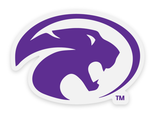 Panther Head Sticker Clear