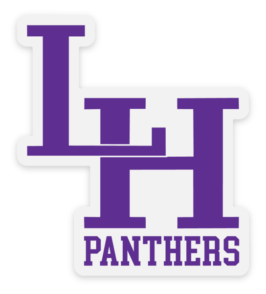 LH Panthers Purple Stickers