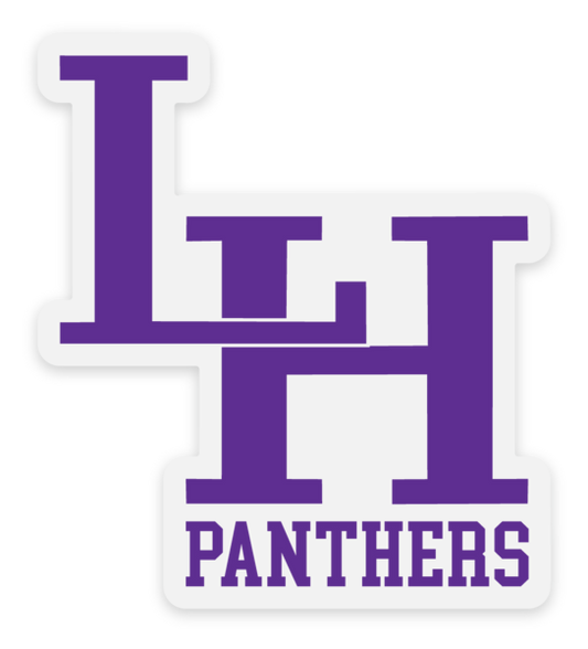 LH Panthers Purple Stickers