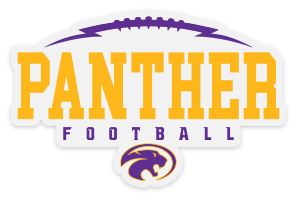 Panther Football Sticker