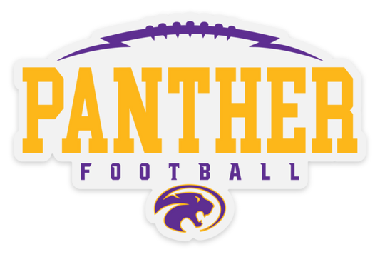 Panther Football Sticker