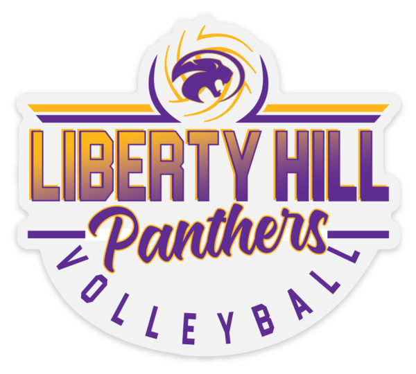 Panther Volleyball Sticker