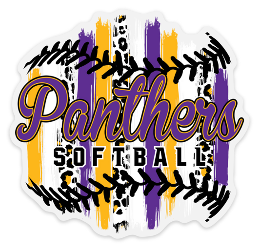 Panther Softball Sticker