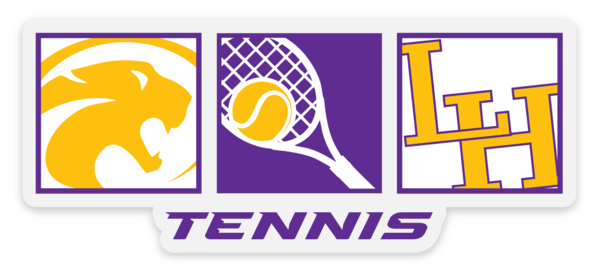 LH Tennis Sticker