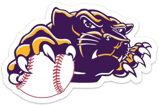 Panther Baseball Sticker