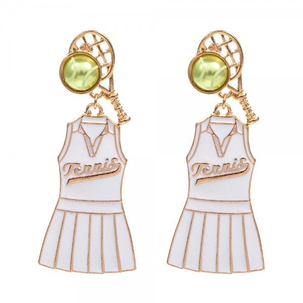 Tennis Drop Earrings